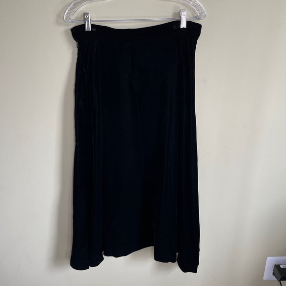 Vintage Garfinckel’s Velvet Maxi Skirt Size 14 - Picture 3 of 4